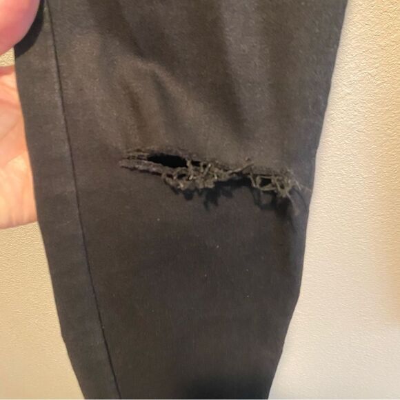 Zara Jeans Trafaluc Skinny Womens 4‎ black distressed - Picture 4 of 11